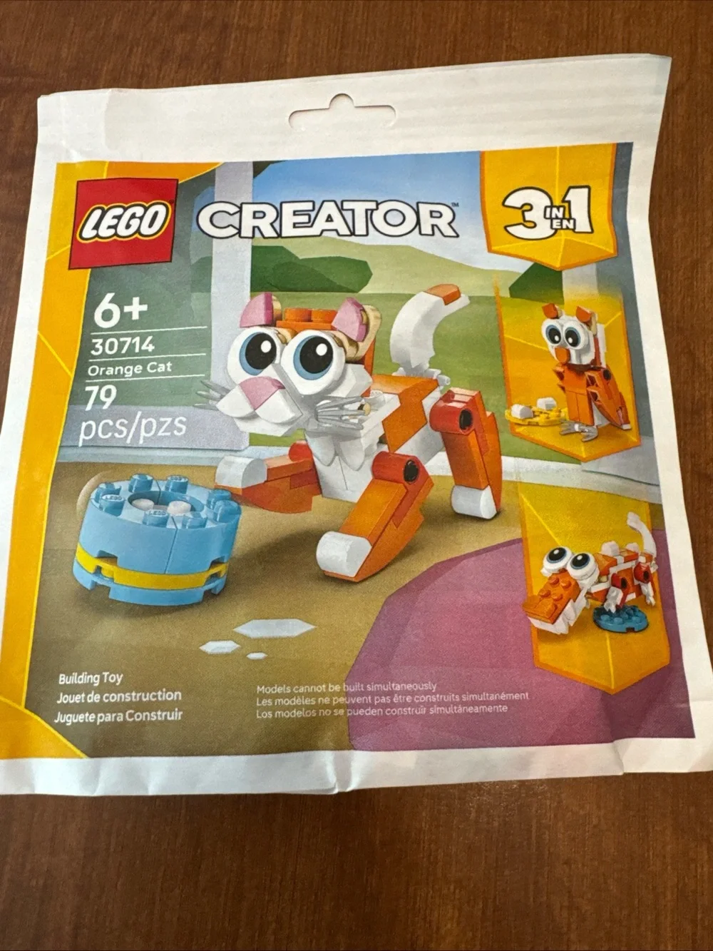 Lego creator three and one new sealed 30714 Orange cat exclusive